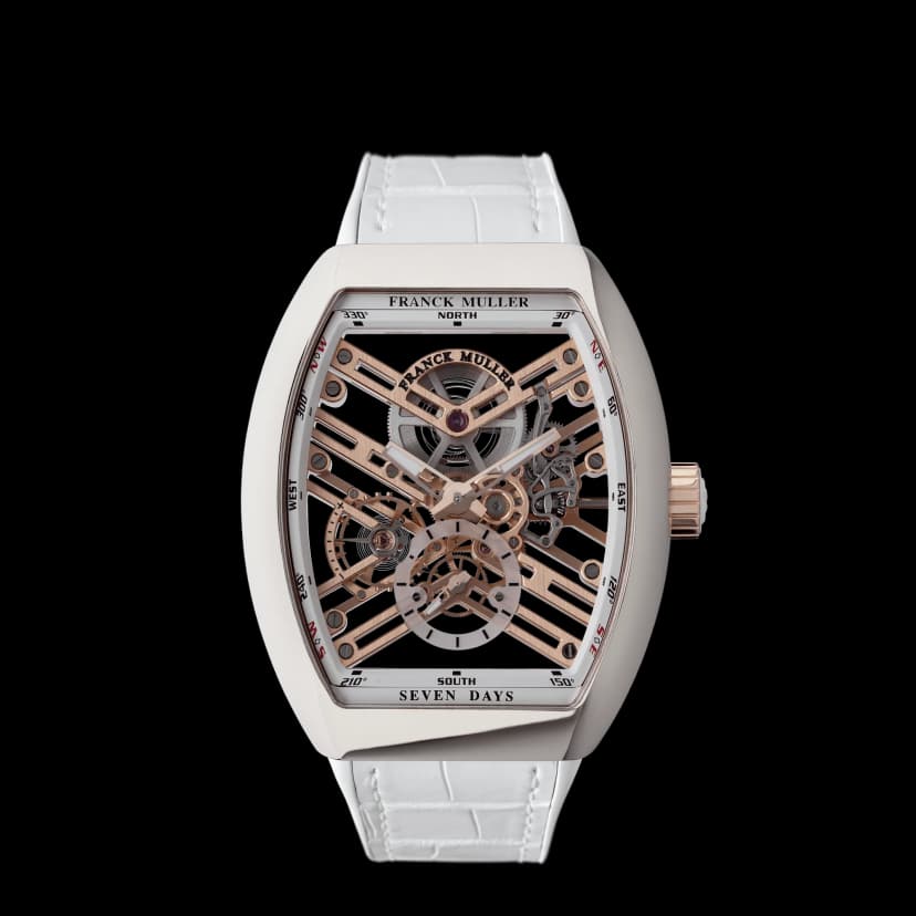 フランク ミュラー ヴァンガード 7デイズ パワーリザーブ スケルトン V41S6SQTSTG ACBC – FRANCK MULLER
