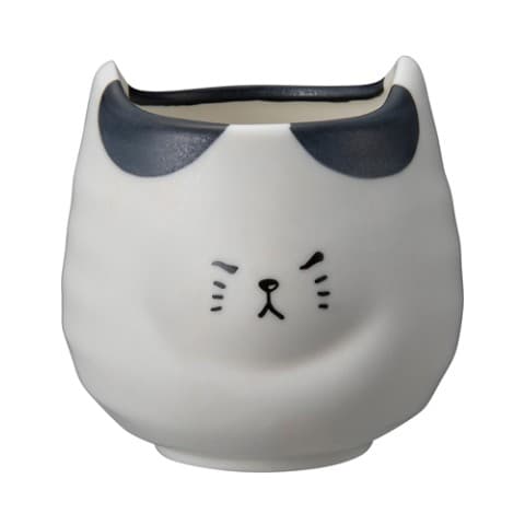 【ふてぶてしい猫】湯のみ　ぶちねこ / vvstore