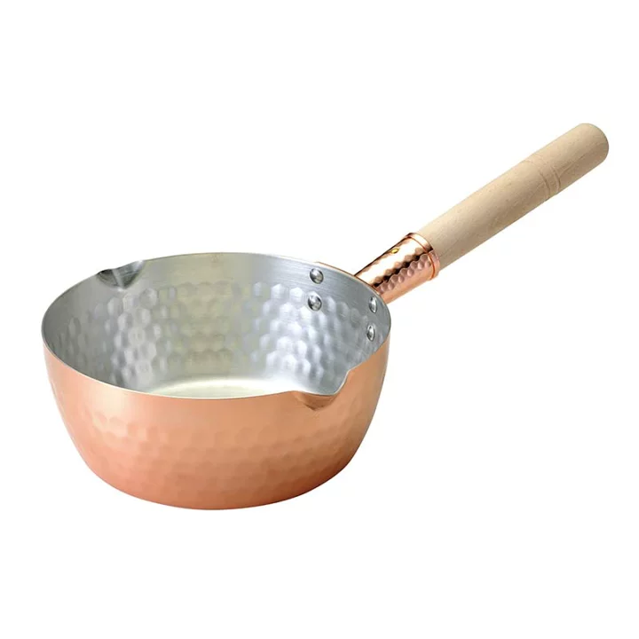 【楽天市場】鍋 あったか銅の雪平鍋 18cm 4406 銅製 雪平鍋 雪平 熱伝導 煮物 オシャレ 割烹 料亭 旅館 上質 高級 田辺金具 H：プラスワイズ ホームセンター店