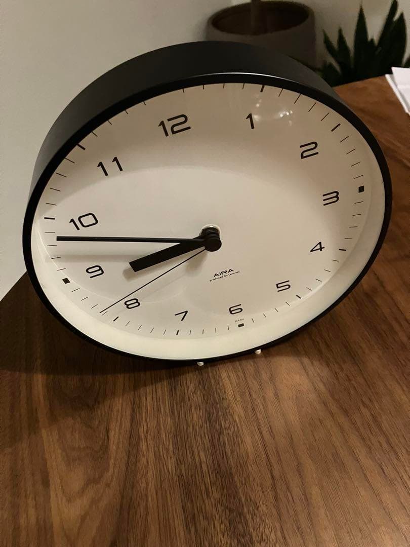【楽天市場】【9月20日はポイント最大10倍祭♪】【レビュー特典付】【楽天ランキング1位受賞♪】タカタレムノス lemnos 掛け時計 置き時計 エアラ AIRA LC18-03 時計 壁掛け 置時計 おしゃれ 大きい アナログ ホワイト ネイビー ブルー シンプル 北欧 レムノス 置き掛け兼用時計 連続秒針：掛け時計 専門店 allclocks
