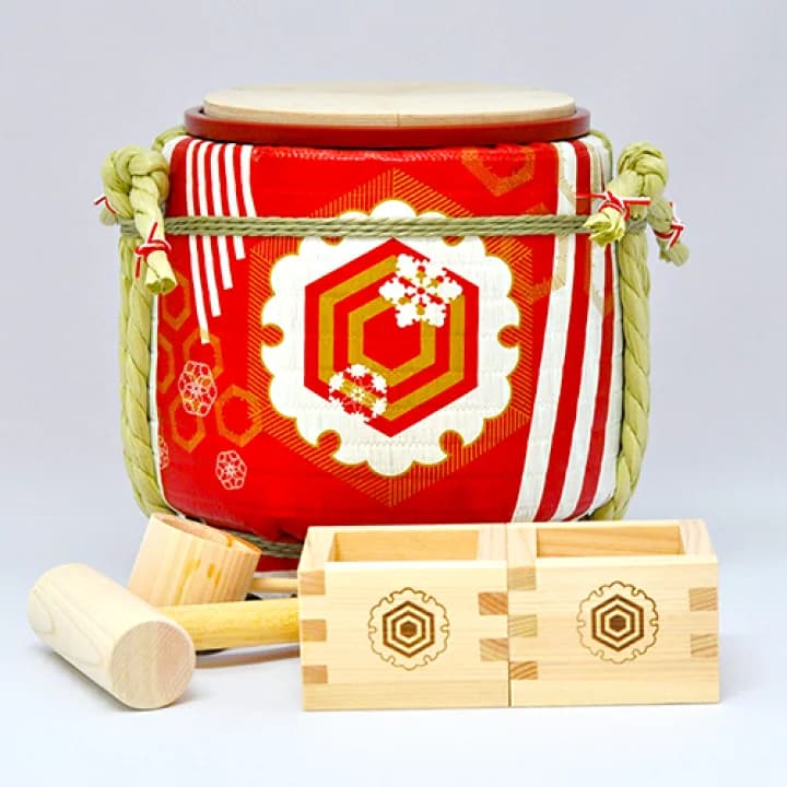 【楽天市場】ミニ鏡開き [岸本吉二商店（きしもときちじしょうてん）]ミニ鏡開きセット（菰樽/こもだる） 正月「元旦」（お祝い/開店祝い/樽/パーティー/結婚式/披露宴/二次会/鏡割り/和/酒器/国産/日本産/職人)：日本の伝統工芸 LOCALCO STORE