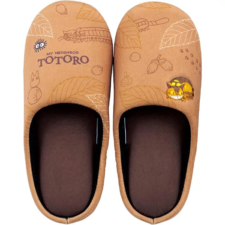 【楽天市場】【クーポン最大550円OFF!】【送料490円】となりのトトロ ソフトスリッパ どんぐりネコバス 約24.0cm ベージュ トトロ ネコバス スリッパ ルームシューズ 室内履き センコー 洗濯可 ウォッシャブル 滑りにくい 新生活 ソフト かわいい スタジオジブリ ジブリ：キングベア楽天市場店