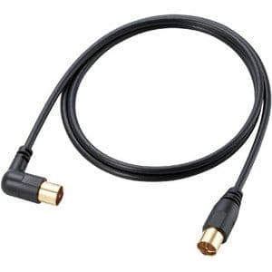 ELECOM AV-ATLS20BK ブラック [2m 地デジ/BS/CS対応アンテナケーブル（L型-ストレート）] | 激安の新品・型落ち・アウトレット 家電 通販 XPRICE - エクスプライス (旧 PREMOA - プレモア)