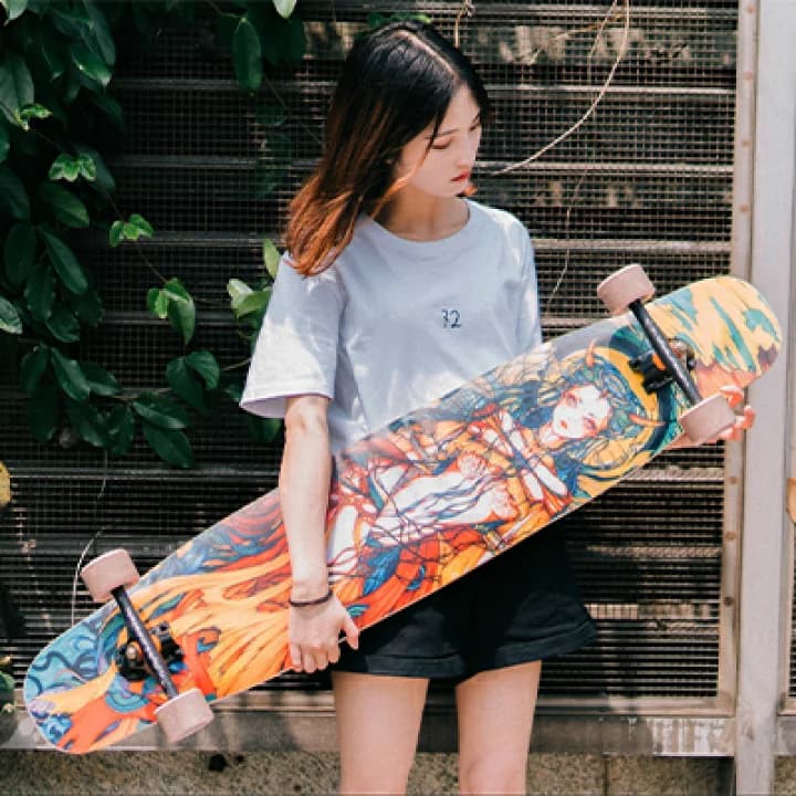 【楽天市場】【ふるさと納税】 ロングスケートボード コンプリートデッキ 夜叉 スポーツ用品 スケボー 初心者 スタート キット ロングボード クルージング 滑走 ウッドデッキ トラック ウィール ストリート 練習 上達 カービング オーリー 藤枝市 静岡県：静岡県藤枝市