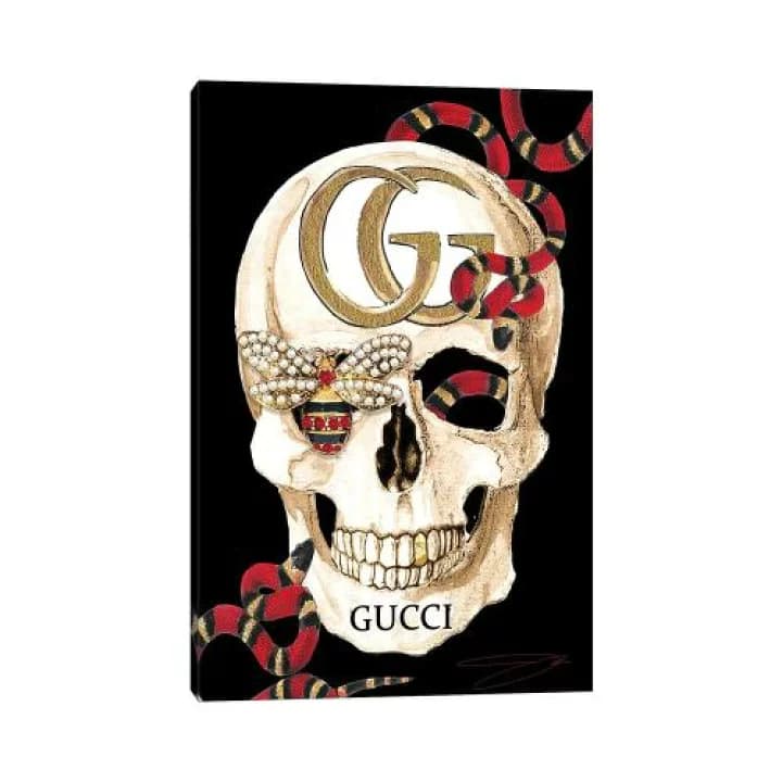 【楽天市場】【送料無料】 米国発のお洒落なブランドオマージュアート Gucci Skateboard グッチ GUCCI キャンバスアート 絵画 インテリア 模様替え 引越し祝い 新築祝い 開店祝い ギフト プレゼント 待合室 会議室：USキッズウェア楽天市場店
