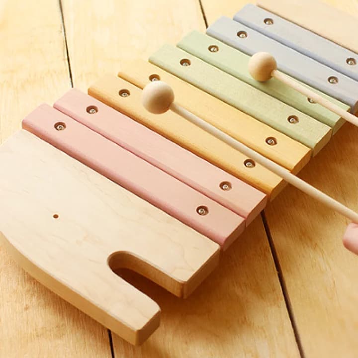 【楽天市場】木琴 シロフォン おもちゃ 木製 ギフト 名入れ 玩具 楽器 日本製 ベビー キッズ 赤ちゃん 子ども おしゃれ かわいい ナチュラル 誕生日 出産祝い クリスマス プレゼント 木香屋 エドインター NIHON ■「NIHONシリーズ エレファント シロフォン」：木香屋
