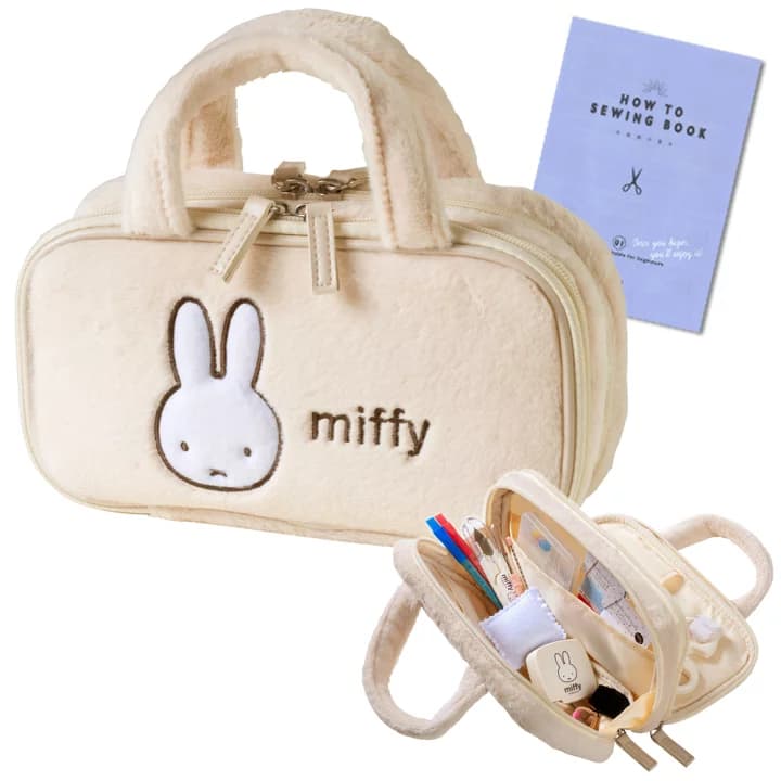 【楽天市場】ミッフィー 裁縫セット 小学校 小学生 大人 女の子 ソーイングセット miffy うす型タイプ グレージュ：学校教材クラフト品のトーヨー教材