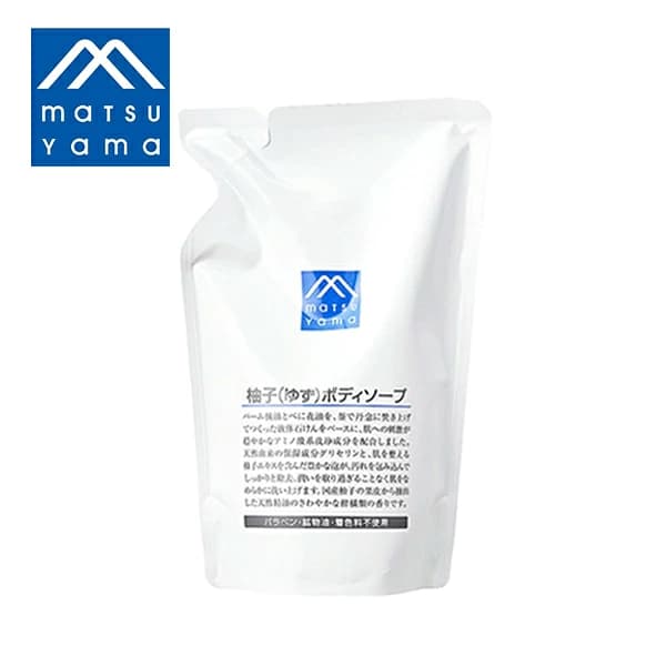 【楽天市場】【9/20限定！抽選で最大100%ptバック】 松山油脂 Mマーク 柚子（ゆず）ボディソープ 詰替用 450ml | 液体せっけん 柚子 ゆず 柑橘 石けん 敏感肌 乾燥肌 保湿 グリセリン さっぱり 無香料 無着色 m mark：サンテラボ