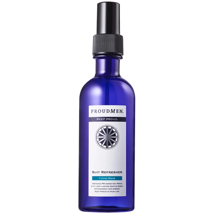 【プラウドメン】スーツリフレッシャーCM 200mL (シトラス・ムスクの香り) ファブリックスプレー スーツ消臭