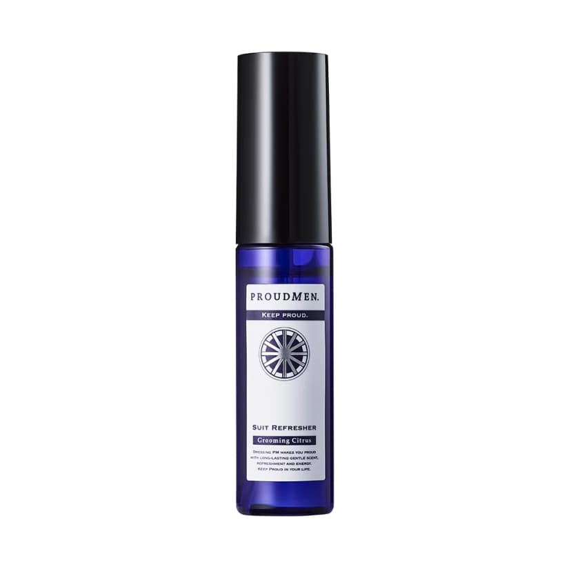 【プラウドメン】スーツリフレッシャー ミニ 15mL(グルーミング・シトラスの香り) ファブリックスプレー スーツ消臭