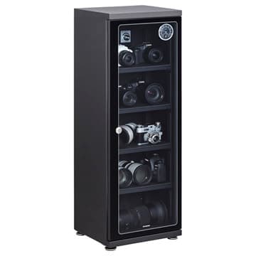 カメラの保管に電動防湿庫 E-ドライボックス KED-100 - ハクバ写真産業